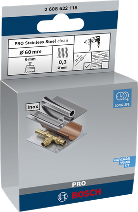 Bosch PRO roostevabast terasest puhastushari 60×0,3 mm.
