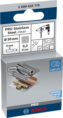 Bosch PRO roostevabast terasest 30×0,3 mm traatketas.
