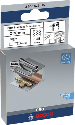 Bosch PRO roostevabast terasest traatketas 70×0,35 mm.