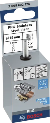 Bosch PRO roostevabast terasest puhasotsahari 15×0,2 mm.