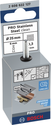Bosch PRO roostevabast terasest puhasotsahari 25×0,3 mm.