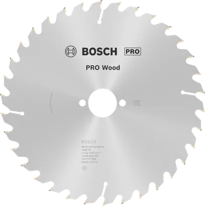 Bosch PRO puidu ringsae tera 216 mm T34 puidu jaoks.