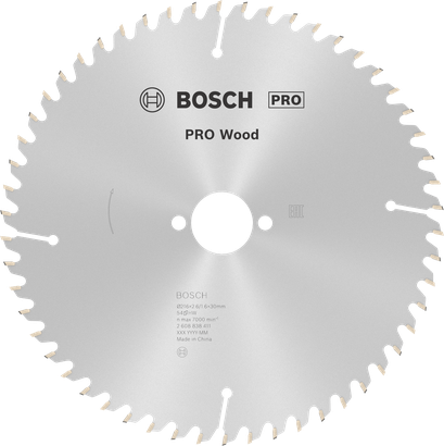 Bosch PRO Wood ringsae tera 216 mm, 54 hammast.