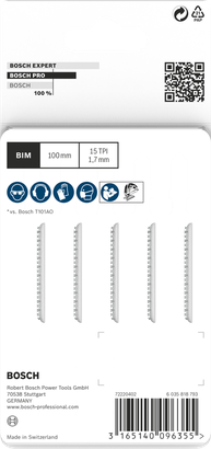 Bosch PRO Hardwood clean T101AIF tikksae terad 100 mm 5 tk.