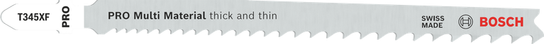 Bosch PRO Multi Material T345XF tikksae tera paksude ja õhukeste lõigete jaoks.