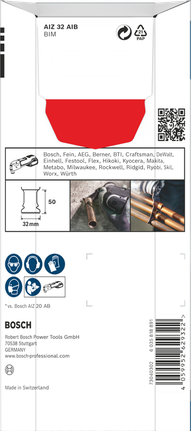 Bosch PRO AIZ 32 AIB süvistuslõikeketas 32×50 mm 5 tk.
