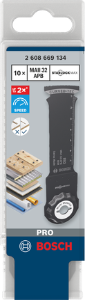 Bosch PRO MAII 32 APB süvistuslõiketera 32×80 mm 10 tk.