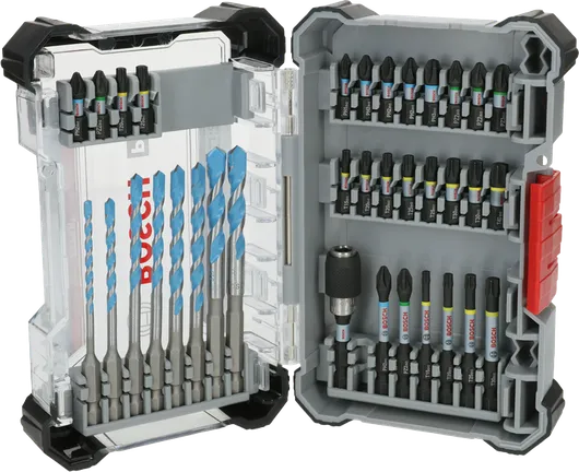 Bosch PRO Impact Mixed Set 6 x 35 osaline puuride ja puuriterade komplekt.