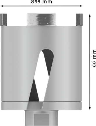 Bosch PRO pistikupesa-südamiku lõikur kuiv 68x60mm M16.