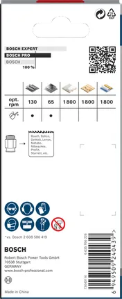 Bosch PRO Multi Material PC Plus algajate komplekt 68 mm 5 osa.