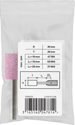 Bosch PRO terasest haaketas 20×26 mm G60 silindriline.