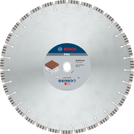 Bosch PRO teemantlihvketas 450 mm müüritise lõikamiseks.