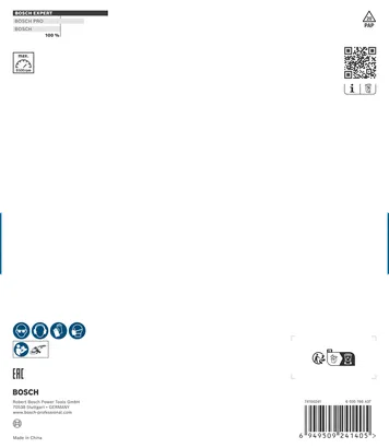 Bosch EXPERT Multi Material kõvakattega lihvpea 180 mm.