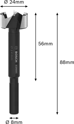 Bosch EXPERT puidust Forstneri puur 24 mm.