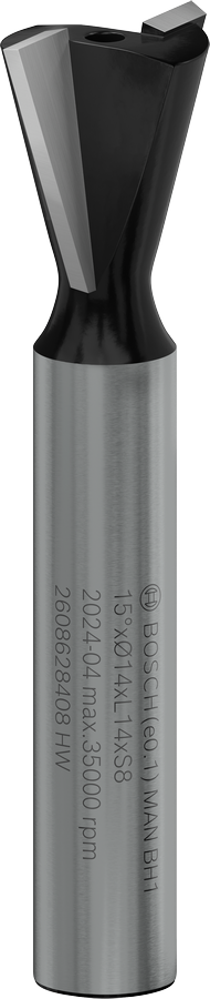 Bosch PRO freesi tapipunn 15°, 8 mm vars.