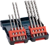Bosch 8-osaline haamripuuriterade komplekt SDS plus-3 kohvris.