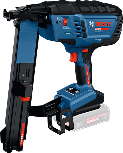 Bosch EXTH18V-50M akuga keskmise suurusega krooniga klammerdaja.