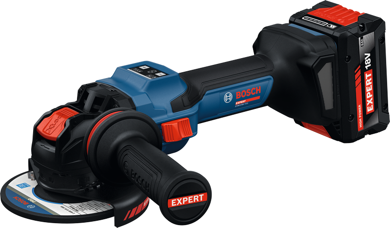 Bosch EXWX18V-15S akuga nurklihvija X-LOCK-iga.