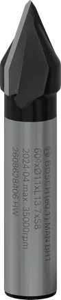 Bosch PRO freesitera V-soonega 60° 8 mm vars.