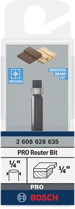 Bosch PRO freesitera 1/4″ tasapinnaline liist.