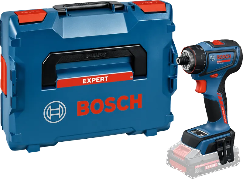 Bosch EXSR18V-90FC akuga löökkruvikeeraja koos kohvriga.