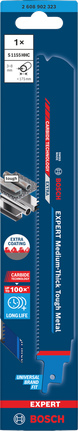 Bosch EXPERT S1155HHC 3/8″ metallketas.