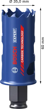 Bosch EXPERT Multi Material 35 mm augusaag kõvasulamhammastega.