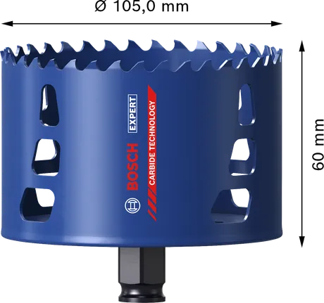 Bosch EXPERT Multi Material 105 mm augusaag kõvakattega hammastega.
