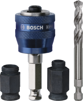 Bosch EXPERT Power Change Plus kuuskantvõtmega konverterikomplekt.