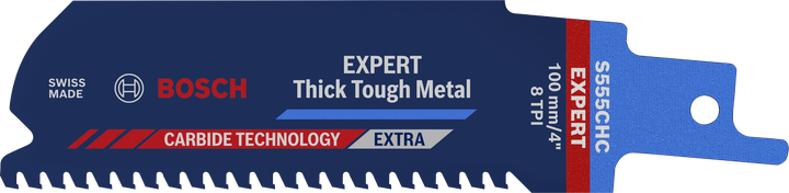 Bosch EXPERT Thick Tough Metal S 555 CHC saeleht paksu metalli jaoks.