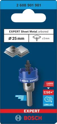 Bosch 25 mm EXPERT lehtmetalli augusaag.