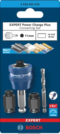Bosch EXPERT Power Change Plus konverterikomplekt, kuuskantvars 11 mm.