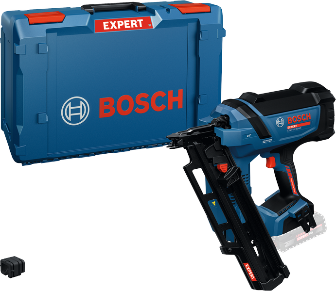 Bosch akuga naelapüss EXNH18V-90MR koos kandekotiga.