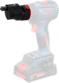 Bosch GFA 18-E FlexiClick adapter akuga puuridele.