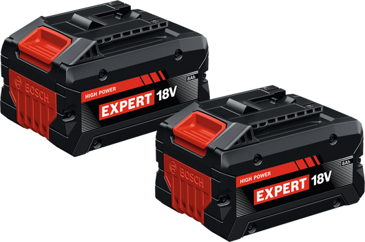 Bosch 18V 8Ah Expert liitiumioonakude paar.