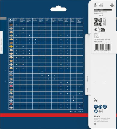 Bosch EXPERT puiduketassae tera 168 x 1,8/1,2 x 20 mm T42 pakend.