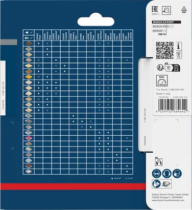 Bosch EXPERT puiduketassae tera 120×1,8/1,2×20 mm T40.