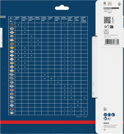 Bosch EXPERT puiduketassae tera 237 x 2,5/1,8 x 30 mm T24 pakend.