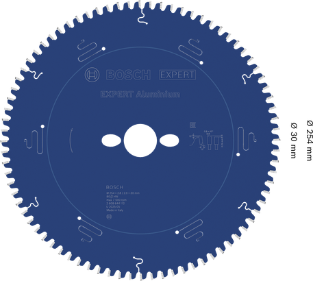 Bosch EXPERT alumiiniumist ringsae tera, 254 mm 80T.