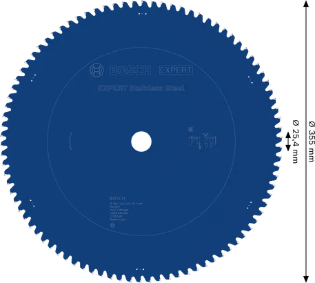 Bosch EXPERT roostevabast terasest ringsae tera 355 mm.