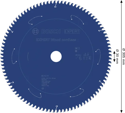 Bosch EXPERT puidu akuga ringsae tera 305 mm.