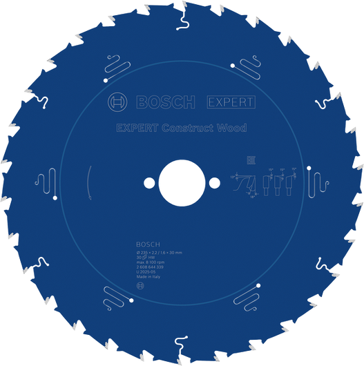 Bosch EXPERT Construct Wood ringsae tera 235 mm.