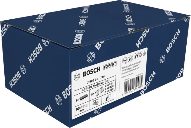 Bosch EXPERT eCom kahe tihedusega plokk 80 × 133 mm.