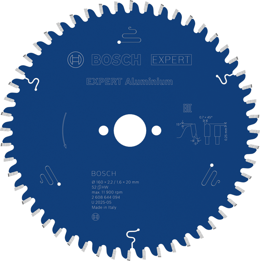 Bosch EXPERT alumiiniumist ringsae tera 160 mm T52.