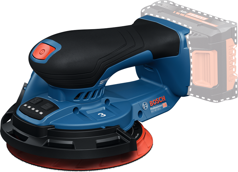 Bosch GEX 18V-150-3 akuga ekstsentriklihvija.