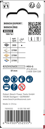 Bosch universaalsete materjalide puuraugusaag 29x40mm, HSS-G.