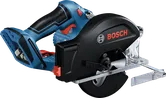 Bosch GKM 18V-50 metalliketassaag, ergonoomiline käepide.
