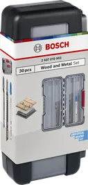 Bosch puidu- ja metallitriitsa terade komplekt, 30 osa, karbis.