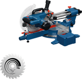 Bosch GCM305-216S libisev kaldsaag lisakettaga.