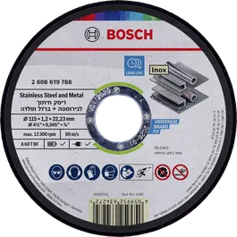 Bosch roostevaba terase ja metalli lõikeketas 115 mm.